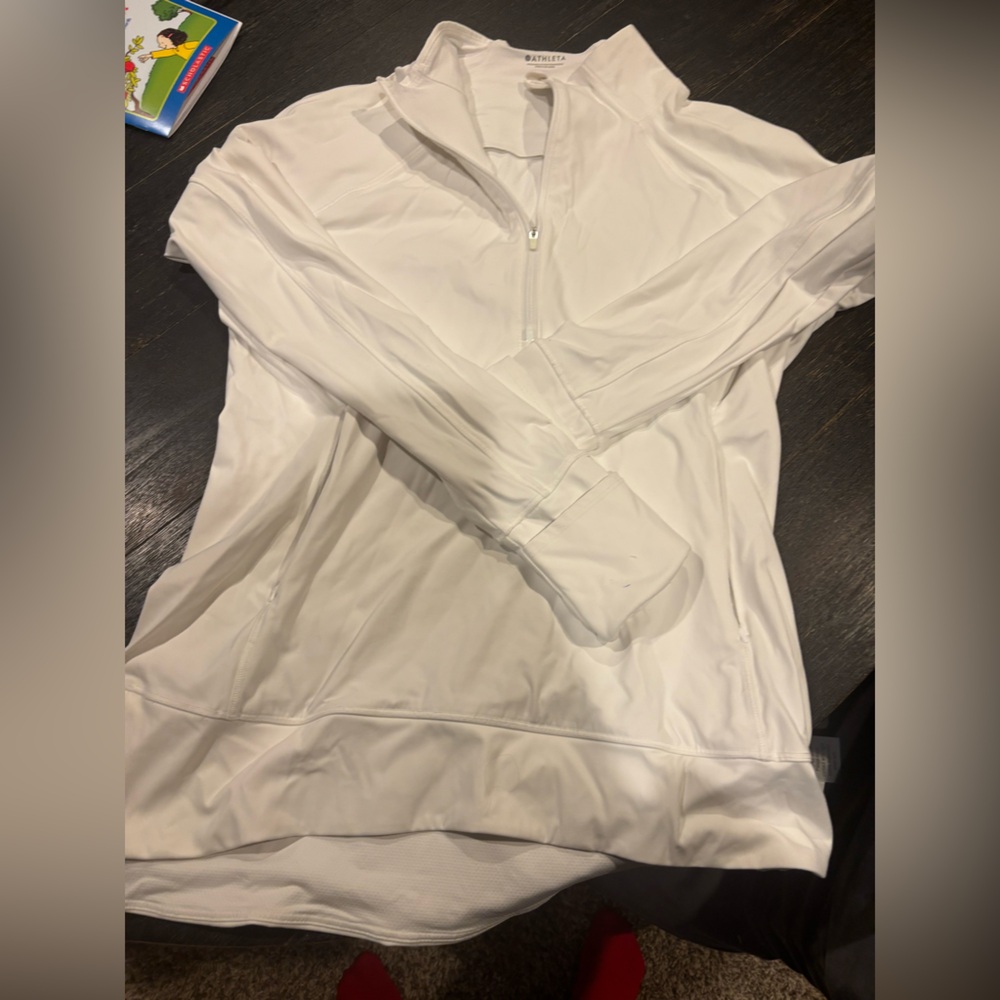 Athleta White Athletic Top